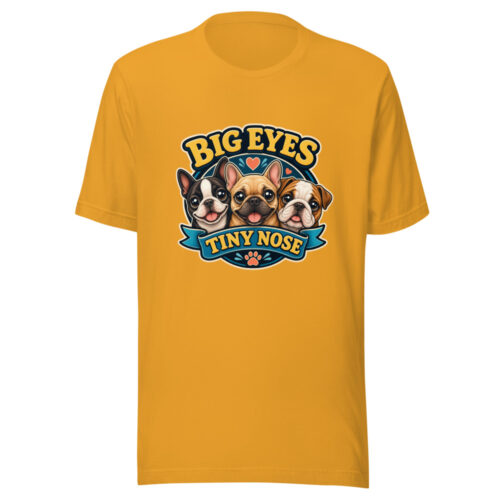 Big Eyes Tiny Nose Heartbeat-20260613-snubbypuppy-codex Graphic Tee front view