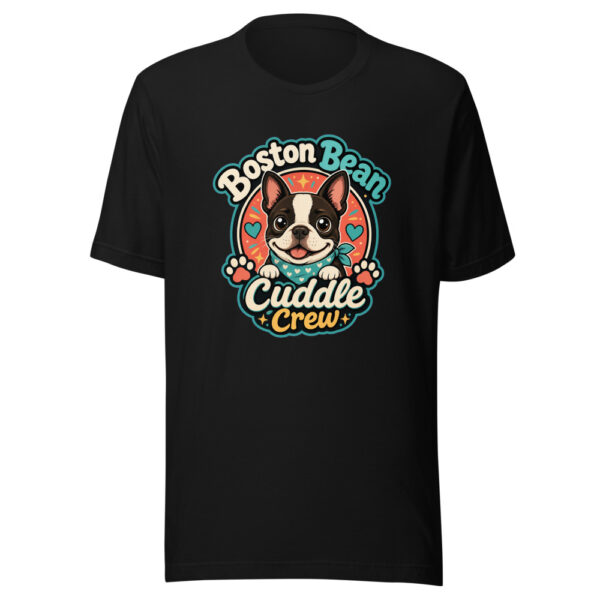 Boston Bean Cuddle Crew Graphic Tee mockup 2