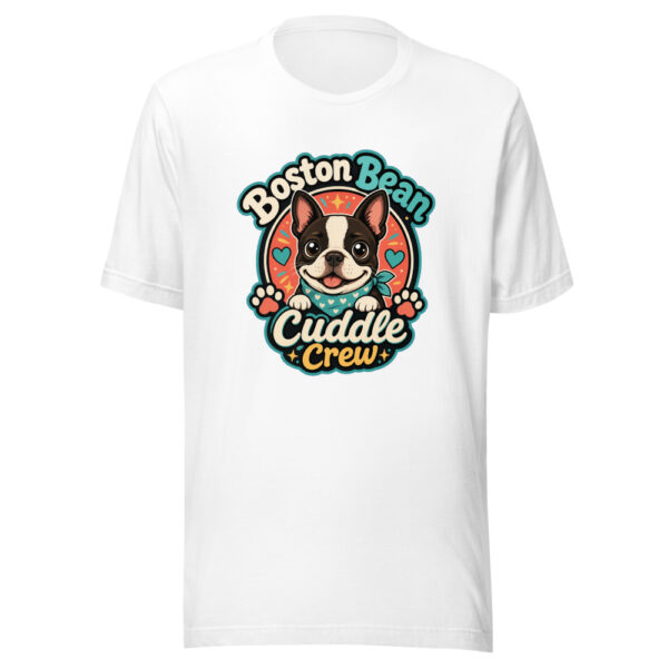 Boston Bean Cuddle Crew Graphic Tee mockup 3
