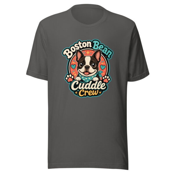 Boston Bean Cuddle Crew Graphic Tee mockup 4