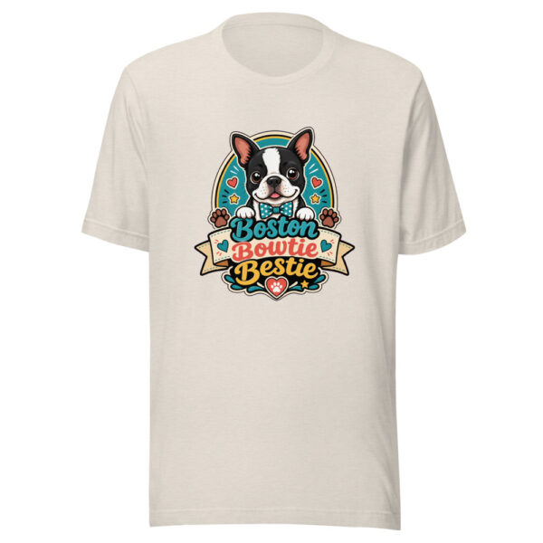 Boston Bowtie Bestie Graphic Tee mockup 8