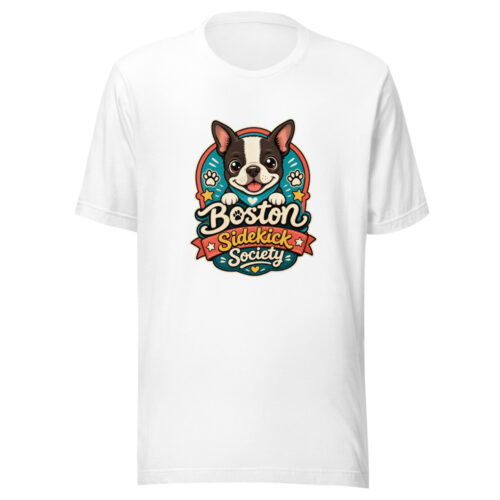 Boston Sidekick Society Graphic Tee mockup 1 Boston Sidekick Society Graphic Tee front view