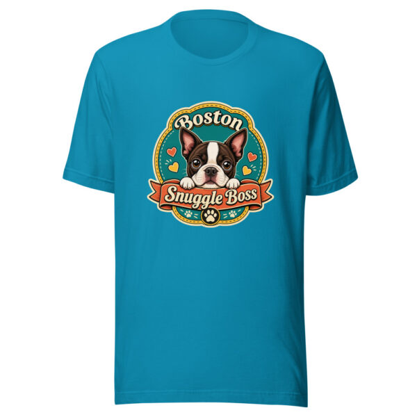 Boston Snuggle Boss Graphic Tee mockup 2