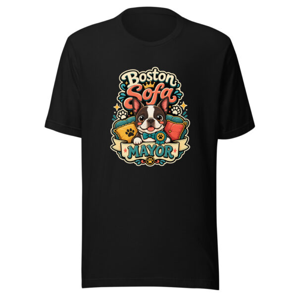 Boston Sofa Mayor Graphic Tee mockup 2 Boston Sofa Mayor Graphic Tee mockup 2