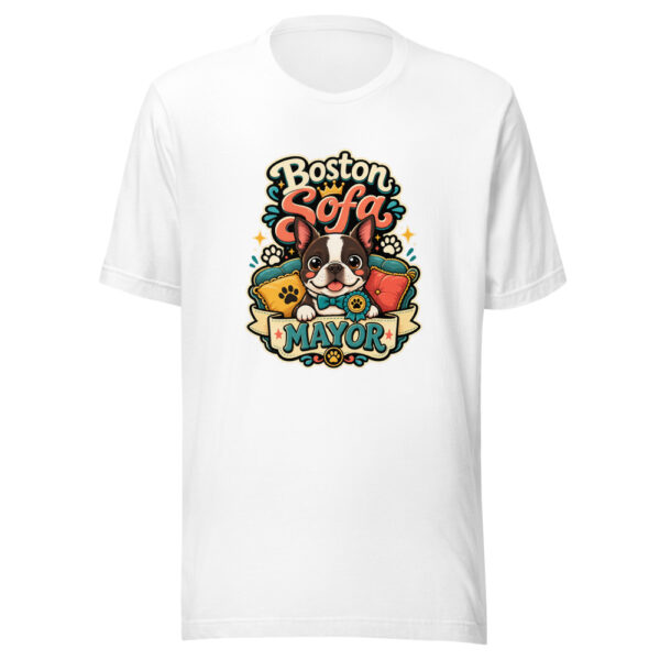 Boston Sofa Mayor Graphic Tee mockup 3 Boston Sofa Mayor Graphic Tee mockup 3