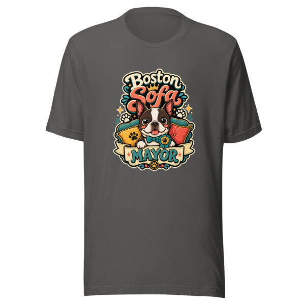 Boston Sofa Mayor Graphic Tee mockup 5 Boston Sofa Mayor Graphic Tee mockup 5