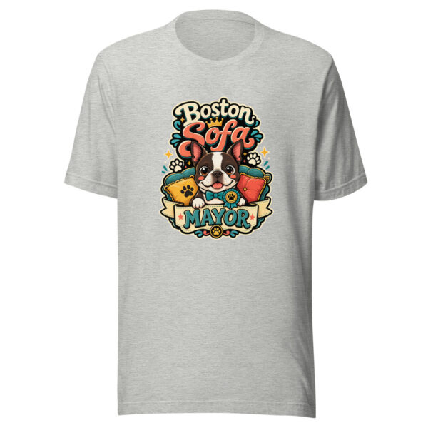 Boston Sofa Mayor Graphic Tee mockup 6 Boston Sofa Mayor Graphic Tee mockup 6