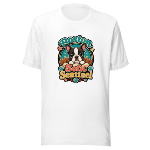 Boston Sofa Sentinel Graphic Tee mockup 1 Boston Sofa Sentinel Graphic Tee front view