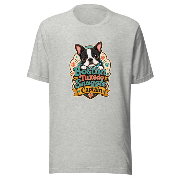 Boston Tuxedo Snuggle Captain Graphic Tee mockup 5 Boston Tuxedo Snuggle Captain Graphic Tee mockup 5