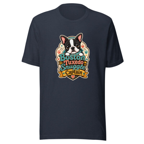 Boston Tuxedo Snuggle Captain Graphic Tee mockup 7 Boston Tuxedo Snuggle Captain Graphic Tee mockup 7