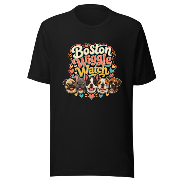 Boston Wiggle Watch Graphic Tee mockup 7