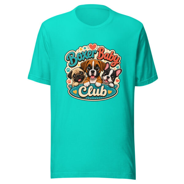 Boxer Baby Club Graphic Tee mockup 1 Boxer Baby Club Graphic Tee front view