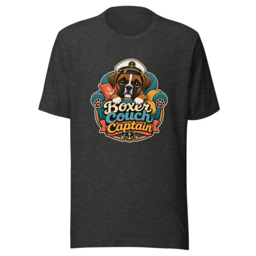 Boxer Couch Captain Graphic Tee mockup 1 Boxer Couch Captain Graphic Tee front view