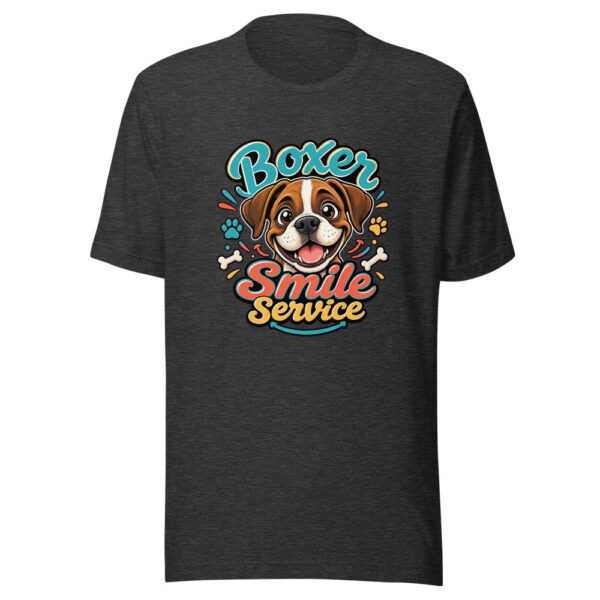Boxer Smile Service Graphic Tee mockup 6