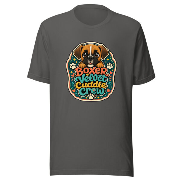 Boxer Velvet Cuddle Crew Graphic Tee mockup 4 Boxer Velvet Cuddle Crew Graphic Tee mockup 4
