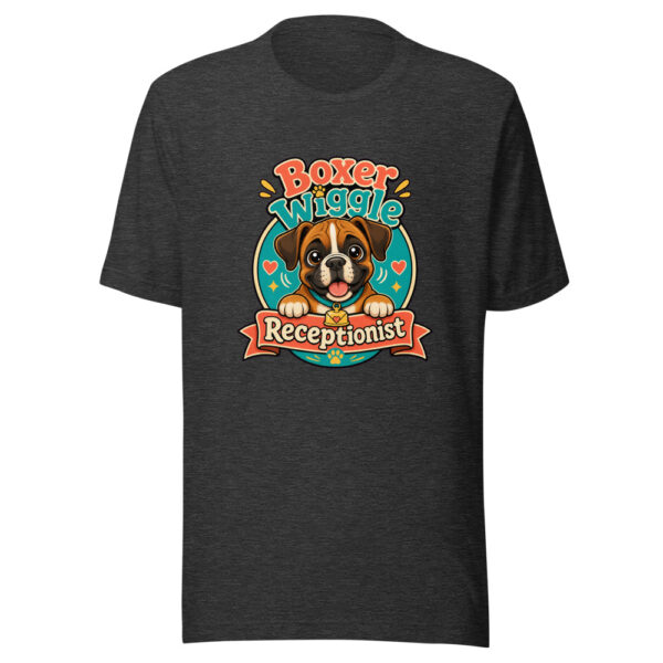 Boxer Wiggle Receptionist Graphic Tee mockup 7 Boxer Wiggle Receptionist Graphic Tee mockup 7