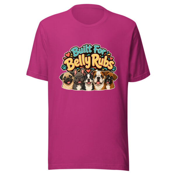 Built For Belly Rubs Graphic Tee mockup 4