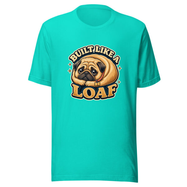 Built Like A Loaf Heartbeat-20260613-snubbypuppy-codex Graphic Tee mockup 1 Built Like A Loaf Heartbeat-20260613-snubbypuppy-codex Graphic Tee front view