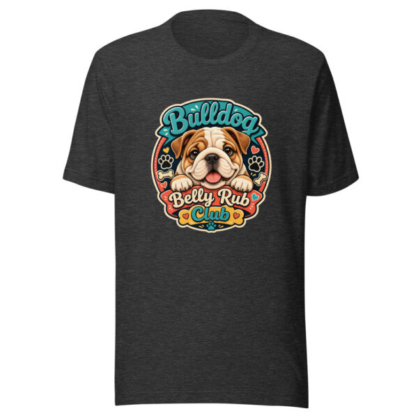 Bulldog Belly Rub Club Graphic Tee mockup 6 Bulldog Belly Rub Club Graphic Tee mockup 6