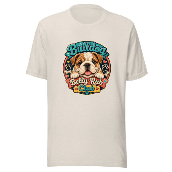 Bulldog Belly Rub Club Graphic Tee mockup 8 Bulldog Belly Rub Club Graphic Tee mockup 8