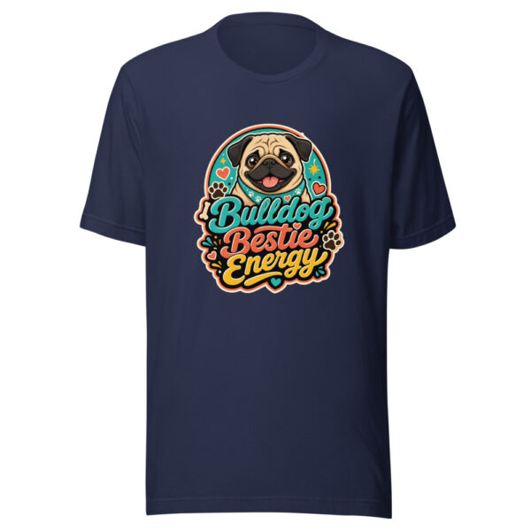 Bulldog Bestie Energy Graphic Tee front view