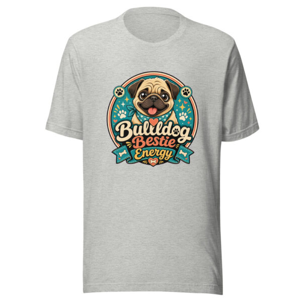 Bulldog Bestie Energy Graphic Tee mockup 1 Bulldog Bestie Energy Graphic Tee front view