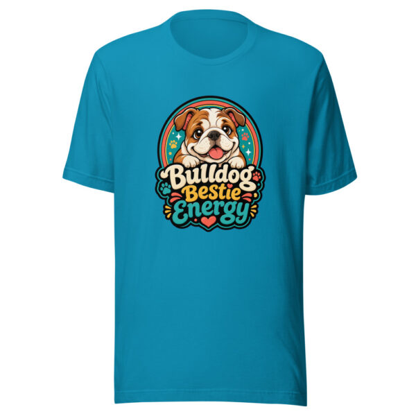 Bulldog Bestie Energy Graphic Tee mockup 1 Bulldog Bestie Energy Graphic Tee front view