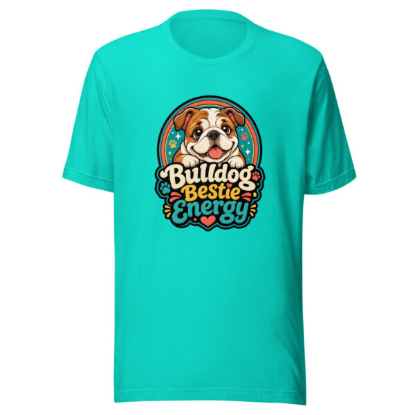 Bulldog Bestie Energy Graphic Tee mockup 2 Bulldog Bestie Energy Graphic Tee mockup 2
