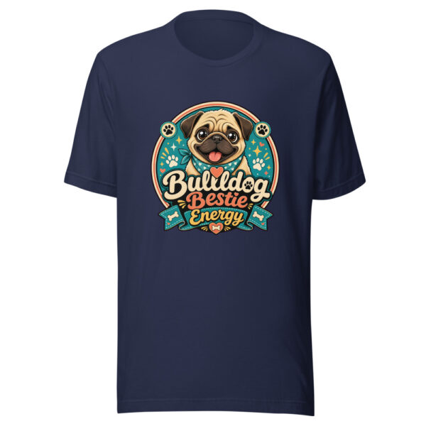 Bulldog Bestie Energy Graphic Tee mockup 4 Bulldog Bestie Energy Graphic Tee mockup 4