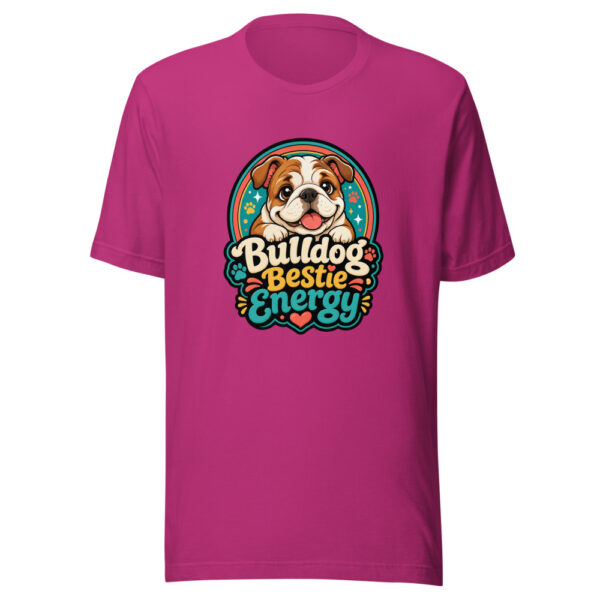 Bulldog Bestie Energy Graphic Tee mockup 4 Bulldog Bestie Energy Graphic Tee mockup 4