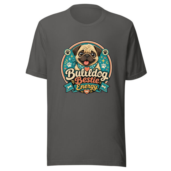 Bulldog Bestie Energy Graphic Tee mockup 5 Bulldog Bestie Energy Graphic Tee mockup 5