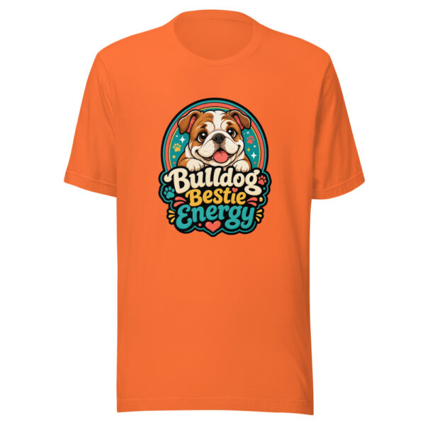 Bulldog Bestie Energy Graphic Tee mockup 5 Bulldog Bestie Energy Graphic Tee mockup 5