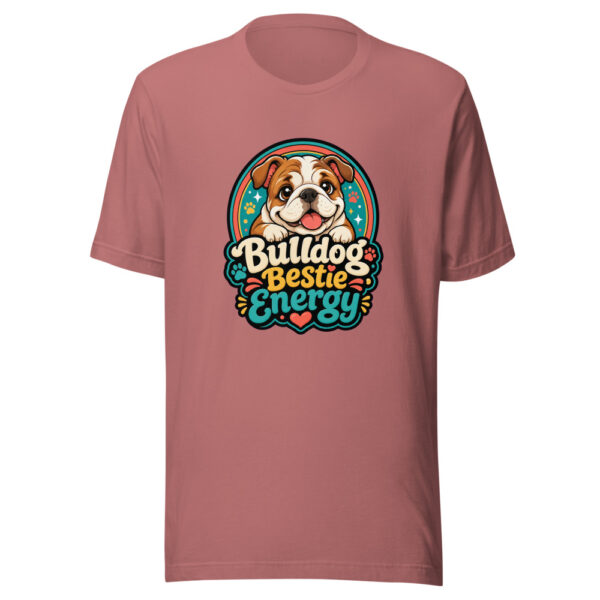 Bulldog Bestie Energy Graphic Tee mockup 6 Bulldog Bestie Energy Graphic Tee mockup 6