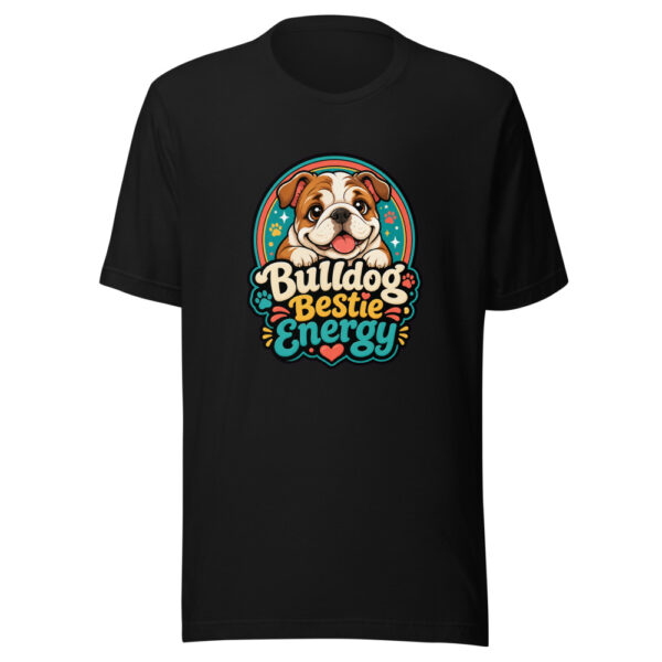 Bulldog Bestie Energy Graphic Tee mockup 7 Bulldog Bestie Energy Graphic Tee mockup 7