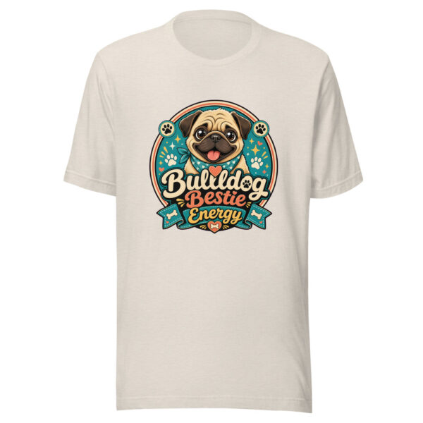 Bulldog Bestie Energy Graphic Tee mockup 8 Bulldog Bestie Energy Graphic Tee mockup 8