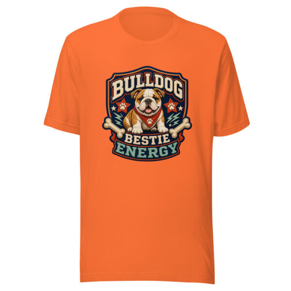 BULLDOG BESTIE ENERGY Heartbeat-20260614-snubbypuppy-codex Graphic Tee mockup 5