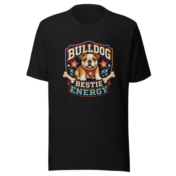 BULLDOG BESTIE ENERGY Heartbeat-20260614-snubbypuppy-codex Graphic Tee mockup 7