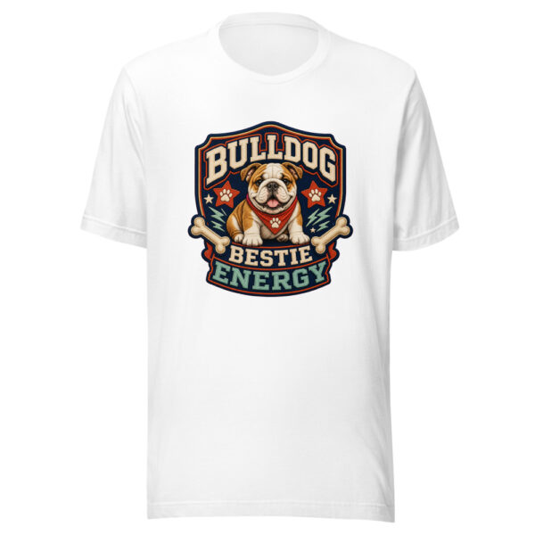 BULLDOG BESTIE ENERGY Heartbeat-20260614-snubbypuppy-codex Graphic Tee mockup 8