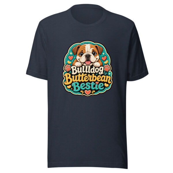 Bulldog Butterbean Bestie Graphic Tee mockup 1 Bulldog Butterbean Bestie Graphic Tee front view