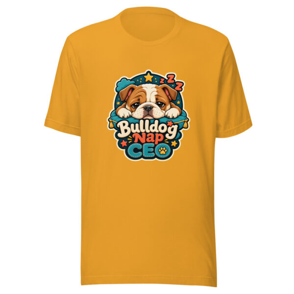 Bulldog Nap CEO Graphic Tee mockup 1 Bulldog Nap CEO Graphic Tee front view