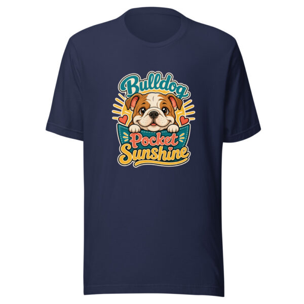 Bulldog Pocket Sunshine Graphic Tee mockup 3 Bulldog Pocket Sunshine Graphic Tee mockup 3