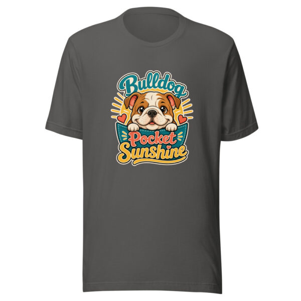 Bulldog Pocket Sunshine Graphic Tee mockup 4 Bulldog Pocket Sunshine Graphic Tee mockup 4