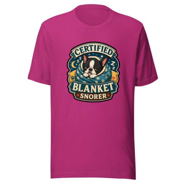 Certified Blanket Snorer Heartbeat-20260613-snubby-codex Graphic Tee mockup 4