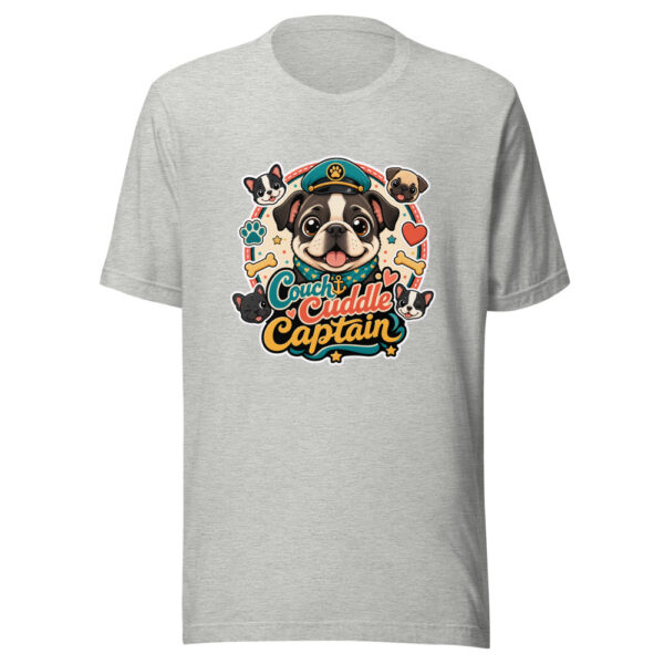 Couch Cuddle Captain Graphic Tee mockup 4 Couch Cuddle Captain Graphic Tee mockup 4