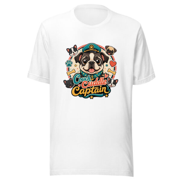 Couch Cuddle Captain Graphic Tee mockup 5 Couch Cuddle Captain Graphic Tee mockup 5