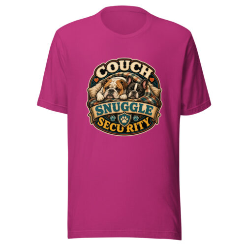Couch Snuggle Security Heartbeat-20260614-snubbypuppy-codex Graphic Tee mockup 1 Couch Snuggle Security Heartbeat-20260614-snubbypuppy-codex Graphic Tee front view