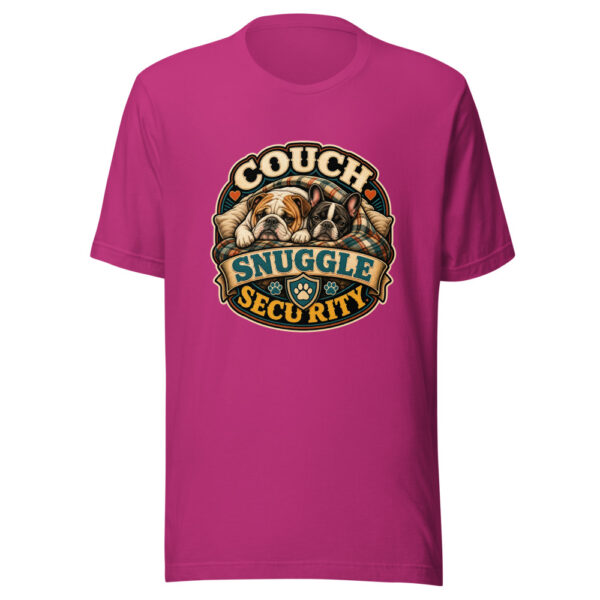 Couch Snuggle Security Heartbeat-20260614-snubbypuppy-codex Graphic Tee front view