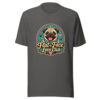 Flat Face Love Club Graphic Tee mockup 4