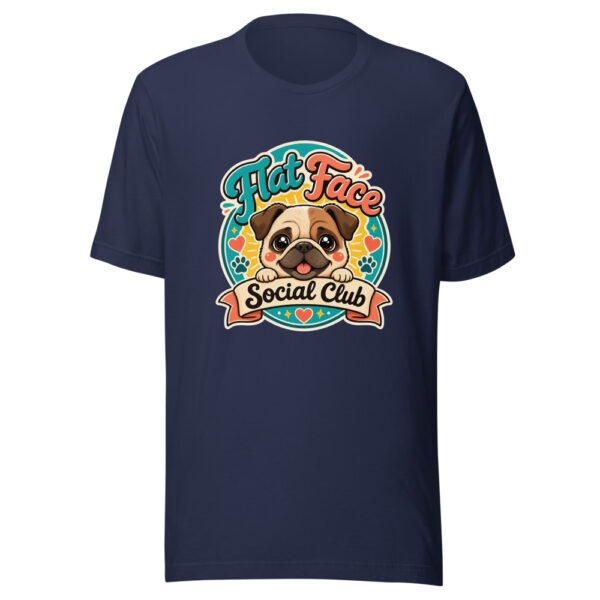 Flat Face Social Club Graphic Tee front view