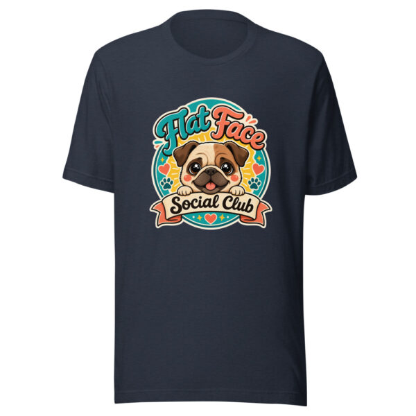 Flat Face Social Club Graphic Tee mockup 7